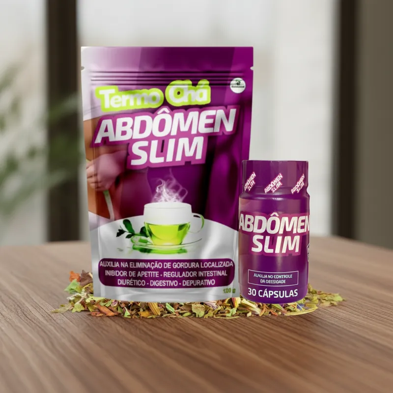 Abdômen Slim l Kit 1 Cápsula + 1 Termo Chá | Original Natural - Imagem 6