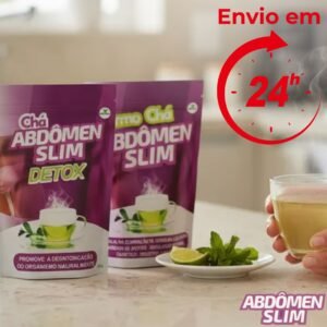 Kit Chá Abdômen Slim | Termo Chá + Chá Detox