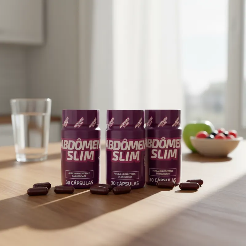 Abdômen Slim Original I kit 3 Cápsulas Naturais l Suplemento Capsula Roxa - Imagem 4